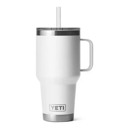 YETI 35 oz Travel Mug with Straw - Single Sided Engraving Included