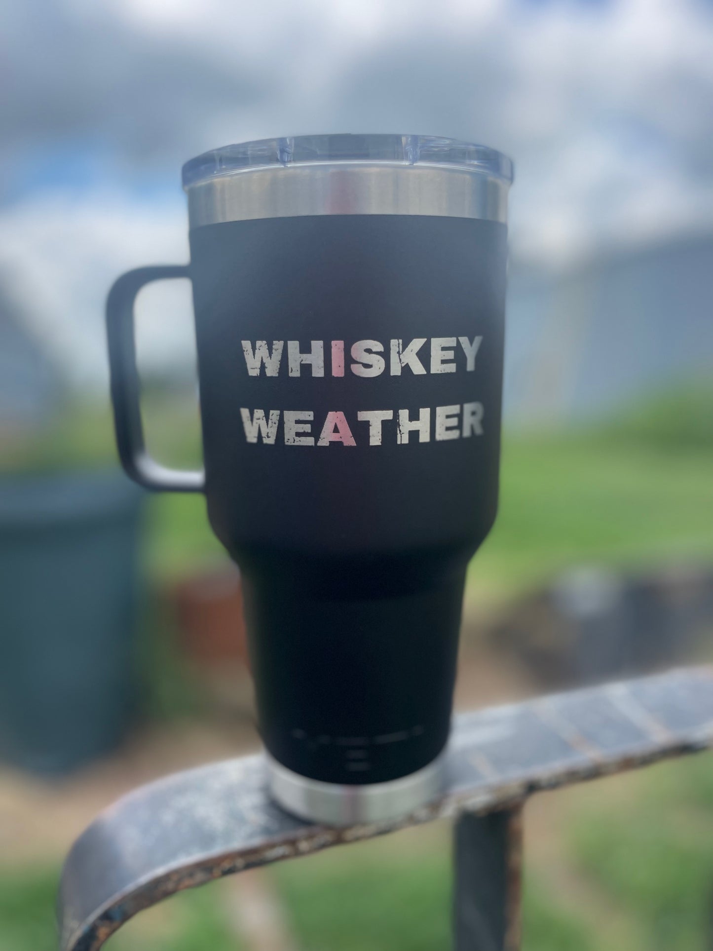 Whiskey Weather Yeti 30oz Travel Mug w/Magslider lid