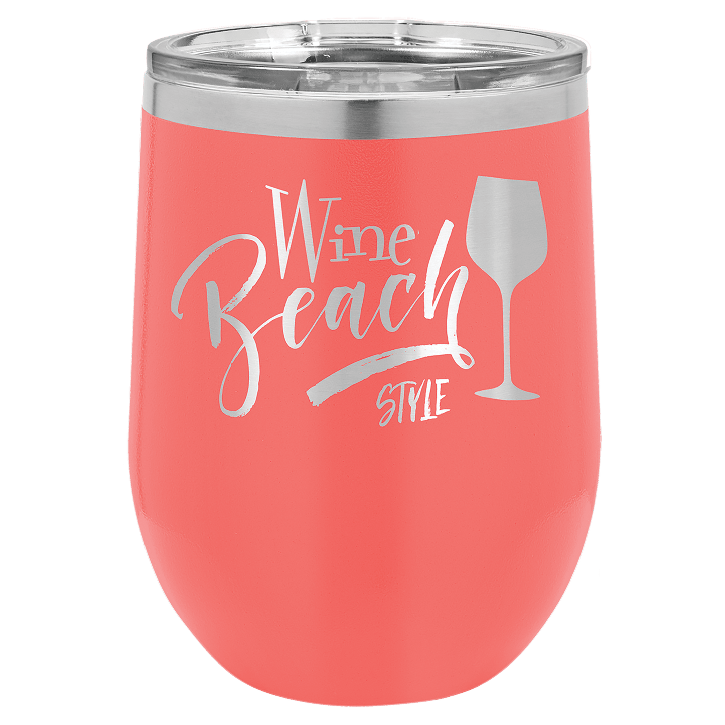12 oz Stainless Steel Wine Tumbler