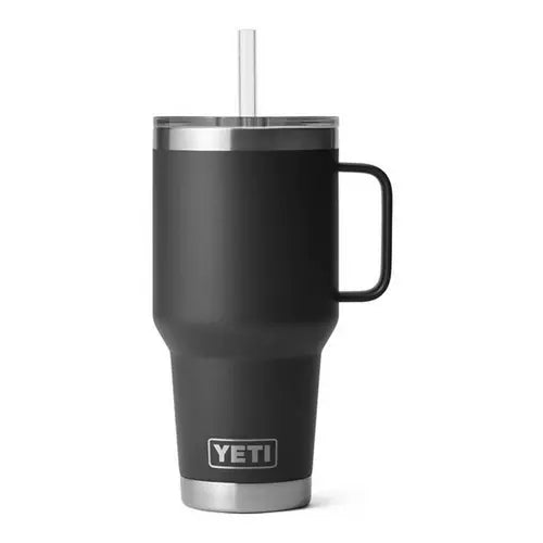 YETI 35 oz Travel Mug with Straw - Single Sided Engraving Included