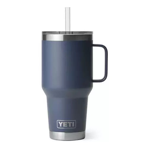 YETI 35 oz Travel Mug with Straw - Single Sided Engraving Included
