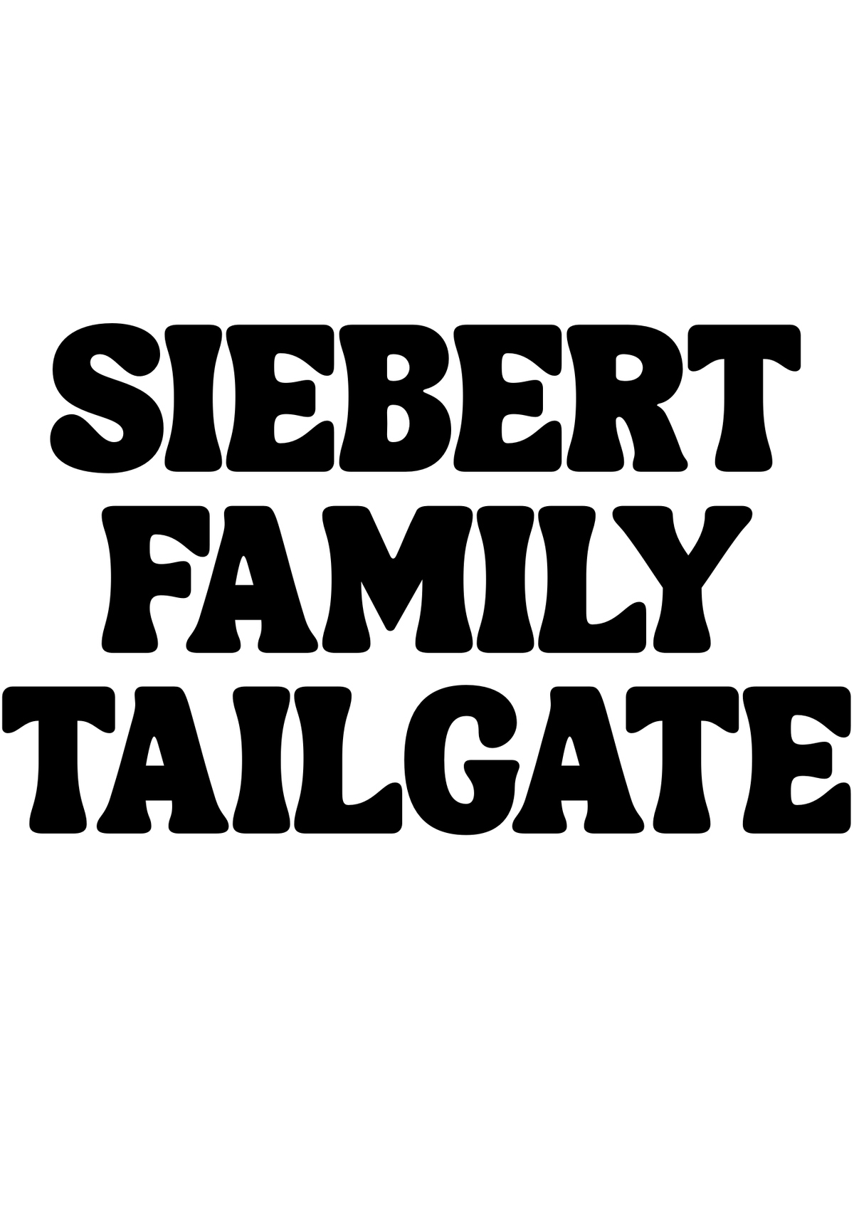 Custom Acrylic Tailgate Sign with Magnetic Wood Holder