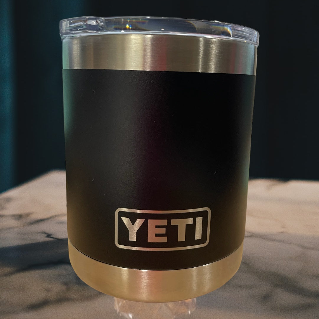 Whiskey Weather Yeti 10oz lowball w/Magslider lid