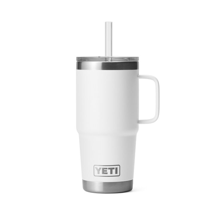 YETI 25 oz Travel Mug with Straw - Single Sided Engraving Included